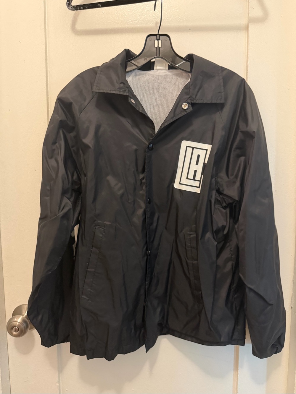 LA Clippers Black windbreaker jacket